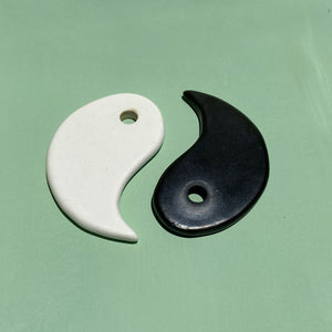 Dresden Body wellness porcelain ceramic gua sha tool, yin yang symbol, home decor like urban outfitters