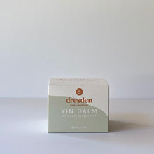 Load image into Gallery viewer, Dresden Body + Wellness Yin Balm box, body balm with herbs for vaginal dryness, sensitive skin, very dry skin, unscented

