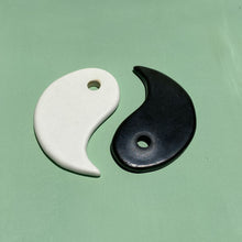 Load image into Gallery viewer, Dresden Body wellness porcelain ceramic gua sha tool, yin yang symbol, home decor like urban outfitters
